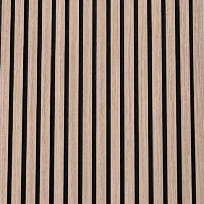 Acoustic Slat Wood Wall Panel Walnut 240x60x2 cm
