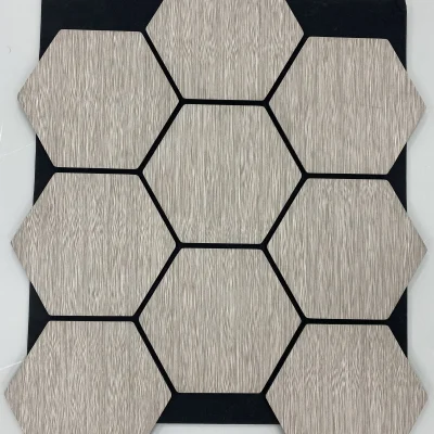 Hexagon Panel Oak 80x60cm